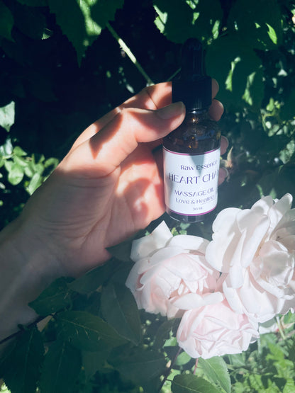 HEART CHAKRA Massage Oil